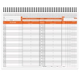 Perfect Strike Basketball SCOREBOOK with Rules and Scoring Instructions : Heavy Duty. Great for Youth and Adult Basketball. (1)