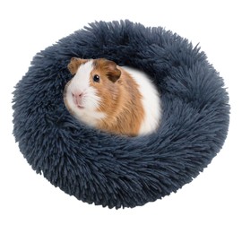 Yinprwi Guinea Pig Beds Hamster Beds Small Pet Cage Accessories Burrowing Pet Bed Thickened and Warm Winter Guinea Pig Beds for Hedgehog, Chinchilla and Small Animals (Gray)