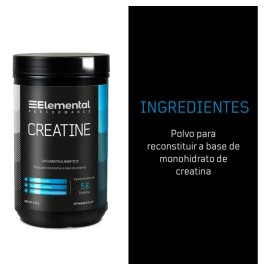 Elemental Performance Creatina Monohidratada 90 Porciones De 5g S/saborizantes 450g