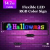 GOTUS LED Sign for Store,Scrolling LED Sign,Flexible LED Color Sign,Bluetooth