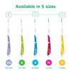 GUM BI-DIRECTION Two-Angle System Interdental Brushes, 90 Degree Positioning, Teeth