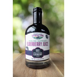 Heartland Elderberry Farms 100% Cold-Pressed Elderberry Juice