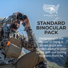 Marsupial Gear Binocular Pack with Standard Harness, Wolf/Coyote, Medium