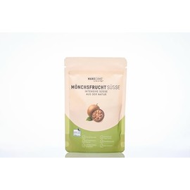 Makecake Monk Fruit Sweetness - Natural Sugar Substitute without Stevia & Erythritol | Vegan, No Added Sugar, Heat Stable, Economical | Monk Fruit Powder, 100 g