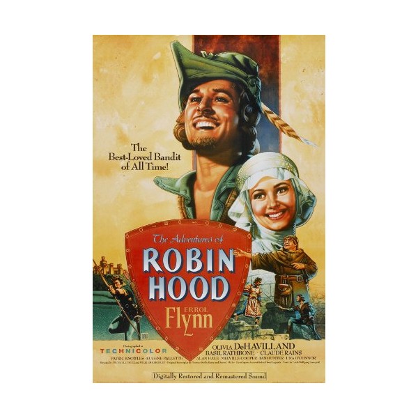 The Adventures of Robin Hood 27 x 40 Movie Poster - Style B