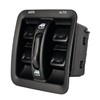 SWITCHDOCTOR Conjunto de interruptor principal de ventana para Jeep Wrangler 2011, 2012, 2013, 2014, 2015, 2016, 2017 (bisel negro, montaje completo)