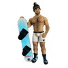 December Diamonds Poke The Bear Series 55-55320 Snowboard Bear