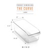 BINO | Plastic Storage Bins, Large | THE CURVE COLLECTION