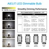 AIELIT LED 25 Watt Equivalent Frosted Light Bulbs, Daylight White