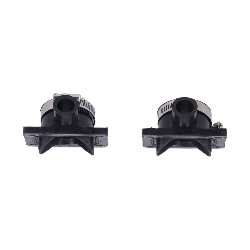 Pair of Carburetor Intake Manifold Boots Rubber Holder Replacement for