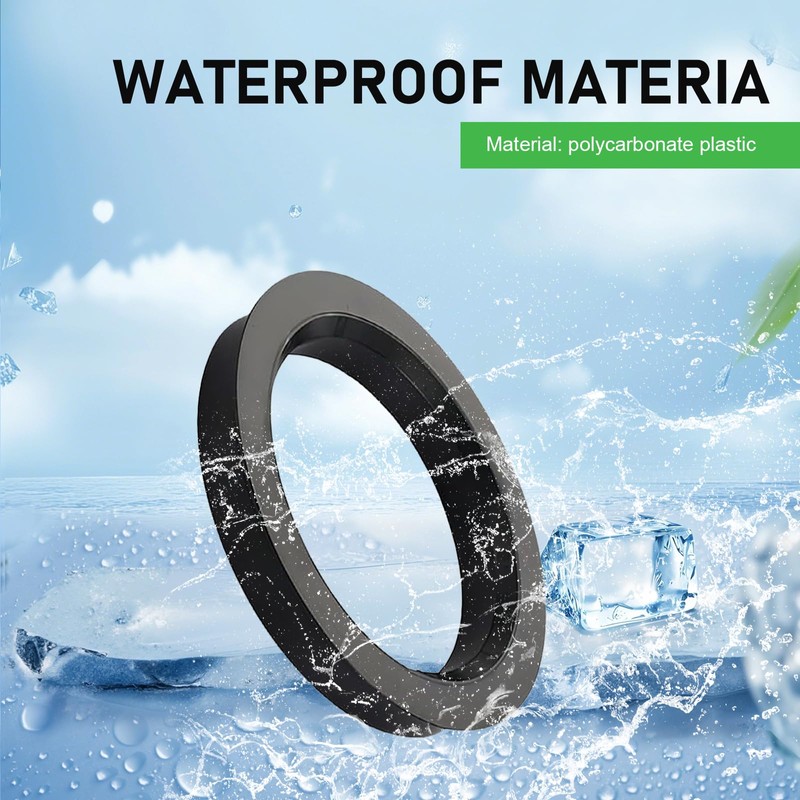 Bawkars 4 PCS Wheel Hub Centric Rings, 73.1mm-60.1mm Plastic Reducer