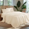 AiAngu 100% Cotton Queen Size Sheets Set - Luxury 1000