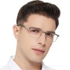 MARE AZZURO Designer Reading Glasses Men Metal Readers 100 150