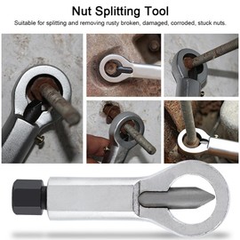 Heavy Duty Nut Splitter Broken Damaged Corroded Stuck Screw Nut Removal Splitting Tools (#2)