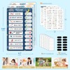 CustomMaster Interactive Kids Routine Chart Bedtime Morning Checklist Durable Magnetic