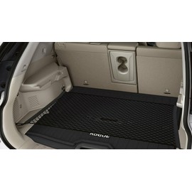 EACCESSORIES EA Rear Trunk Organizer Cargo Net for Nissan Rogue 2008-2020 – Floor Style Cargo Net for SUV - Premium Mesh Elastic Car Trunk Organizer Vehicle Carrier Storage - Compatible with Rogue