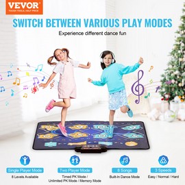 VEVOR Dance Mat for Kids Dance Pad Toys Two Player Gift for 3+ Year Old Girls - Standalone Version