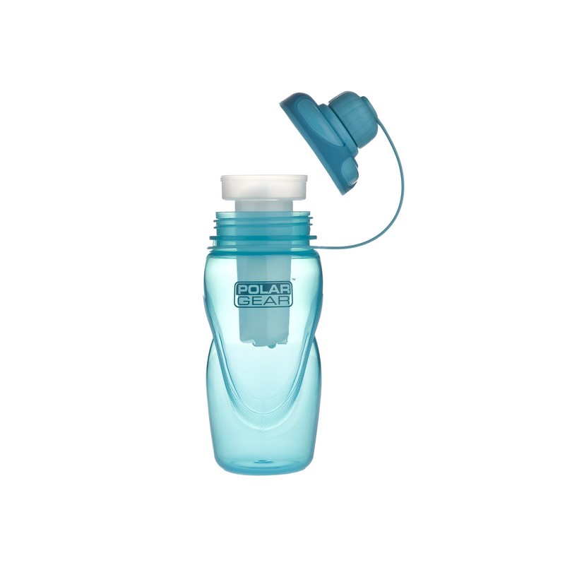 Polar Gear Hydro Wasserflasche mit Eisaggregat 450 ml türkis