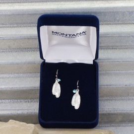Montana Silversmiths Western Lifestyle Feather Earrings (Gift of Freedom)