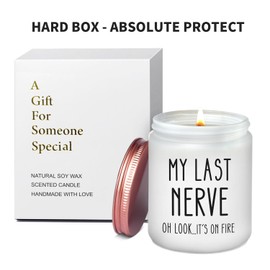 Scented Candles Gifts for Women, Birthday Gifts for Women, Funny Gifts for Best Friends Women, Christmas Valentines Day Mothers Day Gifts for Her, Mum, BFF, Girlfriend, Sister (Vanilla)