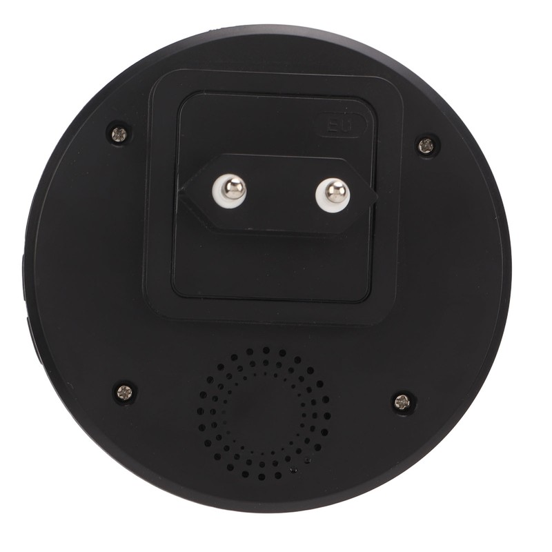 Black Wireless Doorbell Self Powered Waterproof Door Bell with 58