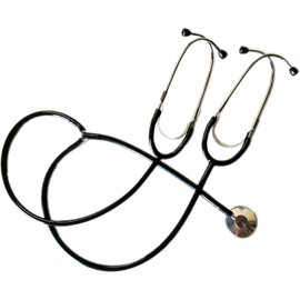 Single Head Teaching Stethoscope for Medical Training Nurse Adults Kids Black||HN100