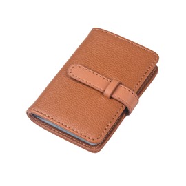 AYCLIF Unisex AYC-KRHL Khaki Faux Leather Buckle Closure Card Holder, khaki