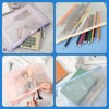 METBOU Filing Bag with Zipper A4 Multi-Color Set, Zipper Bag,