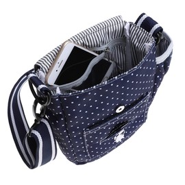 DOOG Walkie Bag (Navy w/Dots), Large (CMRB01)
