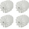 4Pcs Toilet Bowl Brush Replacement Head, Universal Toilet Brush Head
