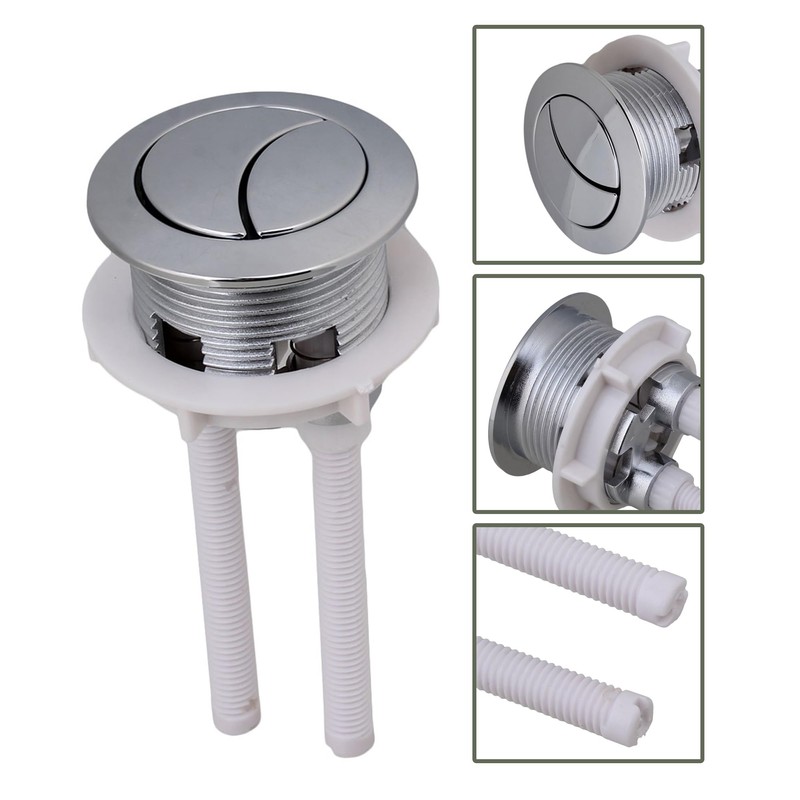 Dual Push Flushing Toilet Button Toilet Water Tank Button with