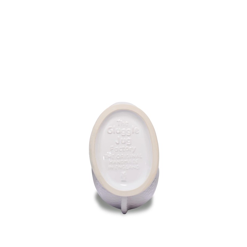 The Original Gluggle Jug - White Glug Jug in L,