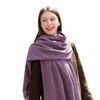Masada Women's Winter Scarf, Warm and Soft Scarf, Purple