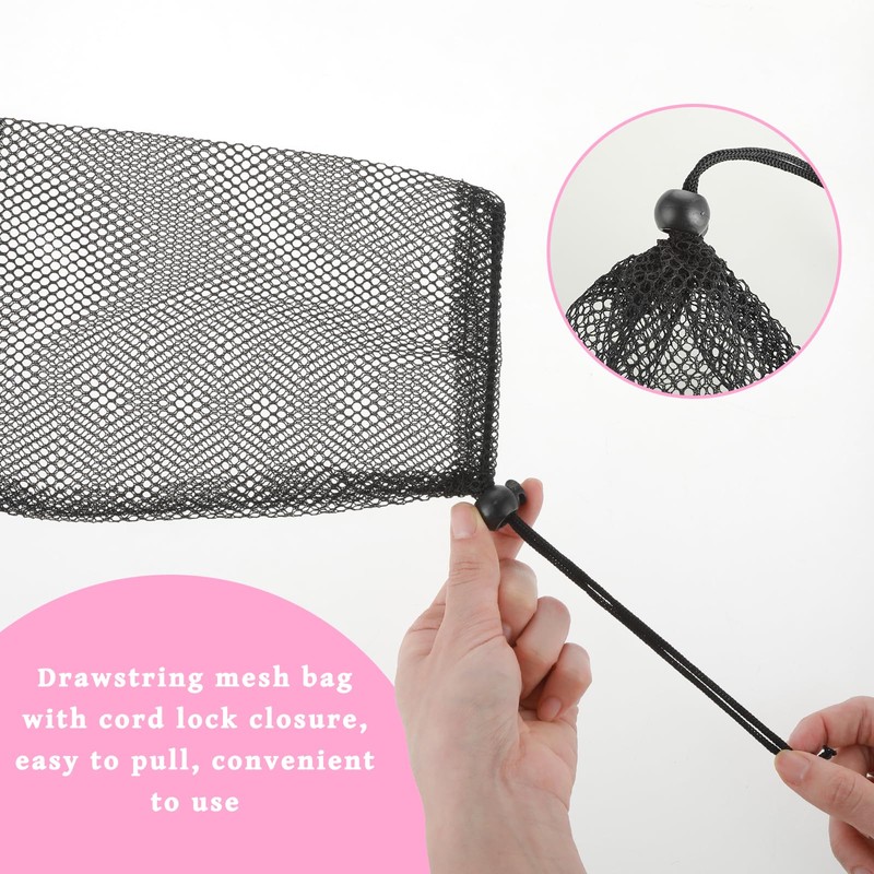 Classicseali 6PCS Small Mesh Bags, Small Net Bags Drawstring Closure,