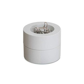 MAUL Magnetic Paperclip Holder, Ã 73mm, H66mm, Grey