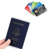 5pcs Transparent Frosted Document Protection Bags Passport Cover ID Card