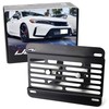 iJDMTOY No Drill Front Grille Mesh Mount License Plate Relocator