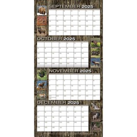 TURNER LICENSING Realtree Hunted Game 2026 12X12 Wall Calendar (26998012065)