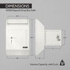 Durabox Drop Box Deposit Safe 10 x 4 x 16”