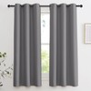 KGORGE Grey Blackout Curtains for Bedroom 2 Panels, 42 x