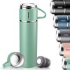 Thermos Flask, Stainless Steel Drinking Bottle, Keeps Hot and Cold