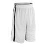 Spiro Men's Basketball Quick Dry Shorts, Black/White, Small