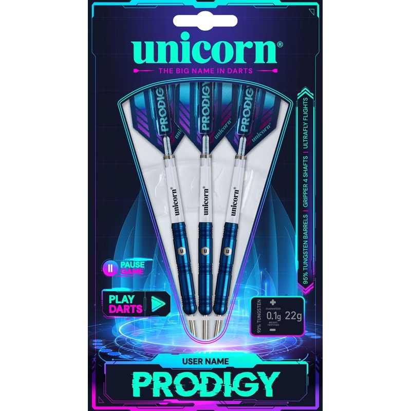 Unicorn Darts Set U-Tech | Prodigy Style 1 | 95%