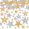 Geosar 60 Pcs Iron on Star Patches Star Shape Rhinestone
