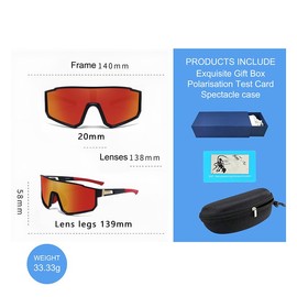 Keyoung Youth Baseball Sunglasses for Boys 8-12,Polarized Uv Protection glasses Cool Sports Softball Sunglasses,Cycling Glasses for Men