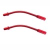 2 x Red Flexible V Brake Cable Lead Pipe Cycle