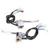 2pcs 22mm Motorcycle Drum Brake Handlebar Switch Left Right Aluminum
