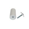 8 x Stop Stop for Roller Shutters 40 mm Grey