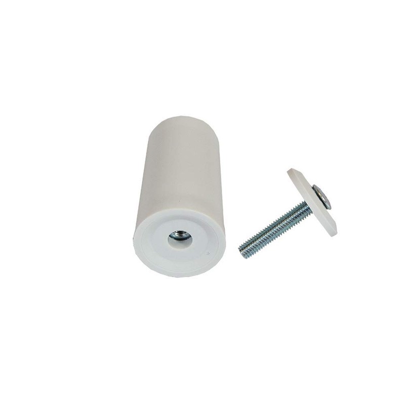 8 x Stop Stop for Roller Shutters 40 mm Grey