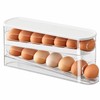 Automatic Rolling Egg Storage Box – Refrigerator Egg Organizer Rack